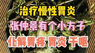 治疗慢性胃炎，张仲景有个小方子，化解胃疼、胃炎、干呕 [upl. by Yeung]