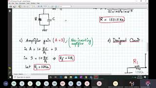 Design of Wien Bridge Oscillator using Opamp [upl. by Eidda702]