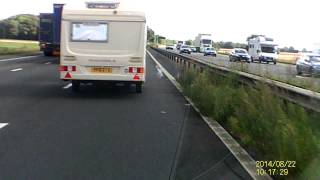 Lane 3 overtake while towing caravan [upl. by Malka]