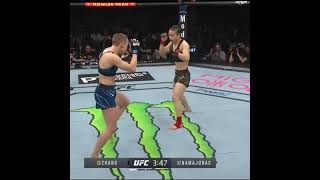 ROSE NAMAJUNAS KNOCKS OUT ZHANG WEILI [upl. by Carnay]