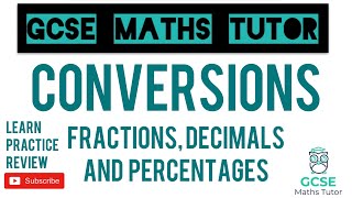 Fractions Decimals and Percentages  Conversions  Grade 5 Crossover  GCSE Maths Tutor [upl. by Auqenahc]