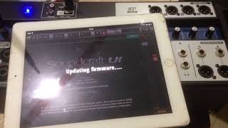 Update firmware soundcraft ui16 [upl. by Ahsaei]