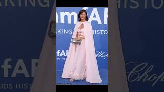 Helena Christensen impressive dressing at Amfar Gala [upl. by Yerahcaz]