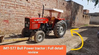 IMT577 Bull Power tractor  Full detail review [upl. by Longerich706]