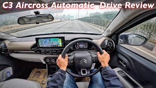 2024 Citroen C3 Aircross Automatic Drive Review IndianTorque [upl. by Harima556]