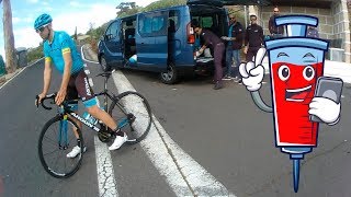 Astana Team blood test on Tenerife [upl. by Kobe]