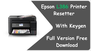 How to Reset Epson L386 Printer  Epson L486 L382 L386 Resetter  Epson L386 Adjustment Program [upl. by Feriga]