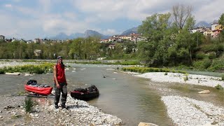 Flusswandern auf dem Piave Belluno  Ponte di Piave [upl. by Laroc285]