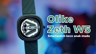 Smartwatch Kece Paling Komplit Review Olike Zeth W5 [upl. by Anevad]