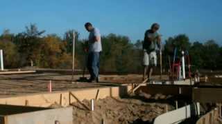 71 Preparing the slab for the Quonset Hut [upl. by Jdavie]