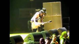 SLASH ATTACKED BY FAN HD [upl. by Rosner]