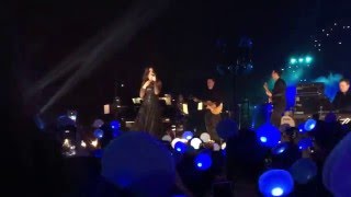 Idina Menzel Defying Gravity LIVE at Disneys California Adventure [upl. by Nellda395]