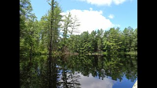 Kayaking Potter Flowage near Black River Falls Wisconsin [upl. by Hcirteid]