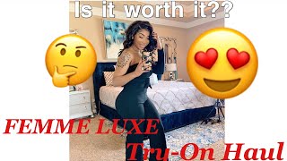 FEMME LUXE  TRY ON HAUL  BETTER THAN FASHION NOVA [upl. by Idarb632]