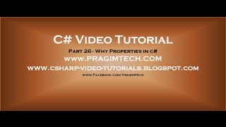 Part 26  C Tutorial  Why Propertiesavi [upl. by Fujio443]