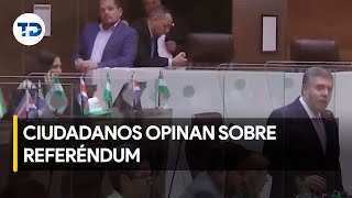 Referendum divide opiniones entre la población [upl. by Anerys878]