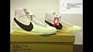 NIKE x OFF WHITE BLAZER MID quotTHE 10quot REVIEW [upl. by Deehahs]