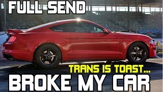 Took My NEW 2019 Mustang GT Drag Racing And THIS HAPPENED [upl. by Emili]