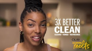 Why YOU Should Try Olay Cleansing Melts A Face Wash Made for All Skin Types [upl. by Atilegna]