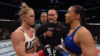 Holly Holm vs Germaine de Randamie Full Fight Full HD [upl. by Naahsar978]