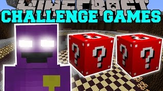 Minecraft PURPLE MAN CHALLENGE GAMES  Lucky Block Mod  Modded MiniGame [upl. by Norym641]