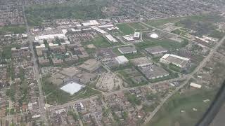 Flying over Chicagoland 4k60fps 42924 before landing at ORD Chicago international airport [upl. by Nylteak]