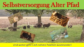 Und weiter geht´s Ich nehme Paletten auseinander [upl. by Englis781]