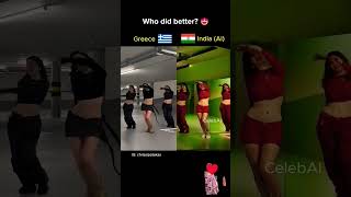 Trending India VS Greece😲💯chrissipatakas kehlani pujakumari1916s afterhours viral shorts [upl. by Nojram]