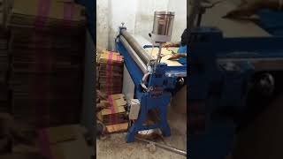 Simple lead flap pasting machine [upl. by Sorvats471]