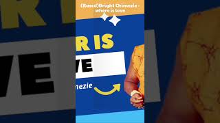 RascdBright Chimezie  where is love [upl. by Annoet258]