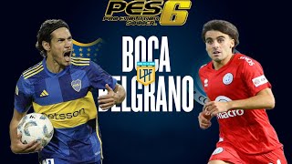 BOCA JUNIORS VS BELGRANO  COPA DE LA LIGA 2024  PES 6 [upl. by Betti69]