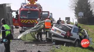 Accident mortel sur lA2 [upl. by Cone225]