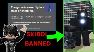 Roblox Skibidi Toilet Games Are Getting Banned fanmade Skibidi Multiverse [upl. by Amis416]