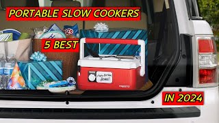 Upgrade Your Traveling Experience 5 Best Portable Slow Cookers in 2024 [upl. by Adnical958]