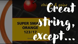 Kirschbaum Super Smash Orange Tennis String Review [upl. by Terb]