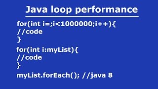 java for loop VS for each loop VS forEach method performance test [upl. by Aseret119]