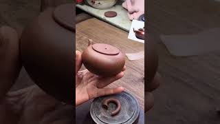 Longyin Zisha Teapot Black Star Purple Clay Flat Cherry Raw Embryo Production Highlights teapot [upl. by Lanford769]