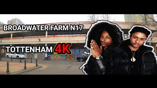 DRIVING THROUGH THE BROADWATER FARM ESTATE OFB TOTTENHAM 2021 LONDON HOODS IN 4K [upl. by Tomkin]