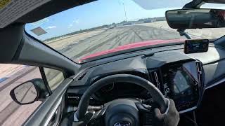 VB WRX vs C8 Vette at the track [upl. by Egor]