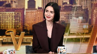 Lily Collins Talks Emily in Paris Season 4 And Its OffScreen Romances  The View [upl. by Arocet]