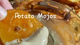 Cooking Potato Mojos Recipe shorts [upl. by Narra]