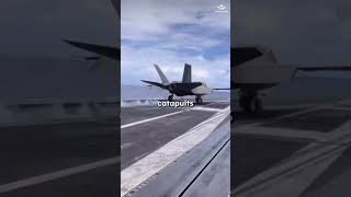 How aircrafts take off from aircraft carrier shorts [upl. by Enneire199]