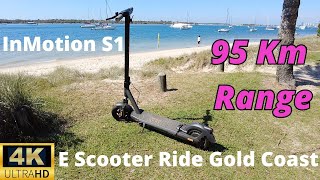 Electric E Scooter Ride  Inmotion S1  LONG RANGE 95 Km [upl. by Kcirderf]