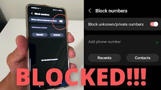 How to block unknown or private number Shorts [upl. by Liane]