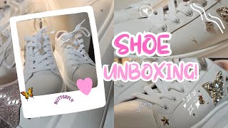 Unboxing White Butterfly Shoes [upl. by Sully315]