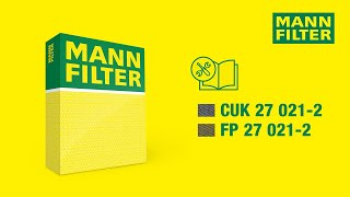 How to change a cabin air filter by MANNFILTER  CUK 27 0212  FP 27 0212 [upl. by Oderfliw142]