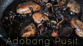 Easy ADOBONG PUSIT  Ulam Pinoy Recipe  Lutong Pinoy Recipe [upl. by Schultz]