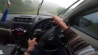 POV Driving Membelah Kabut Puncak Gayo  Xenia RWD MT [upl. by Tavie]