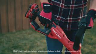 Craftsman 20V WEEDWACKER Automatic Feed 13 in Cordless String TrimmerEdger Kit [upl. by Alpers]