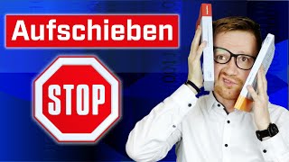 Der EINZIGE Weg Prokrastination sofort zu stoppen [upl. by Salem897]